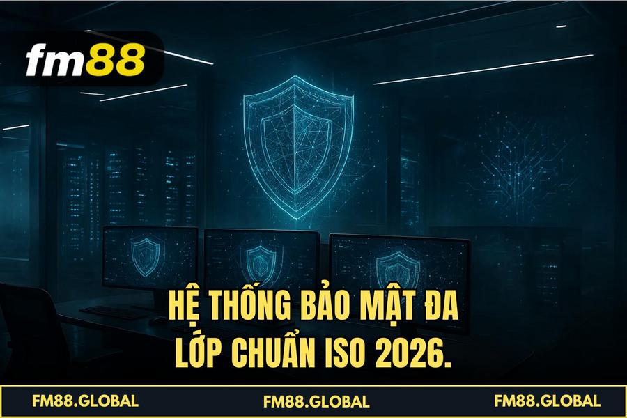 Hệ thống bảo mật đa lớp chuẩn ISO 2026.