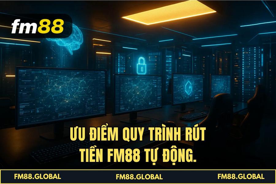 Ưu điểm quy trình Rút Tiền FM88 tự động.