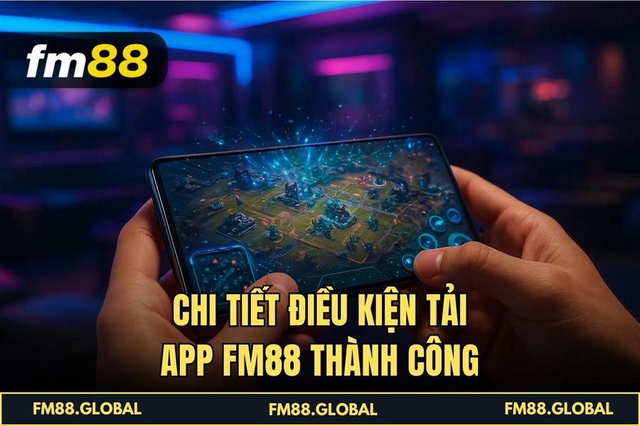 Chi tiết điều kiện Tải App FM88 thành công