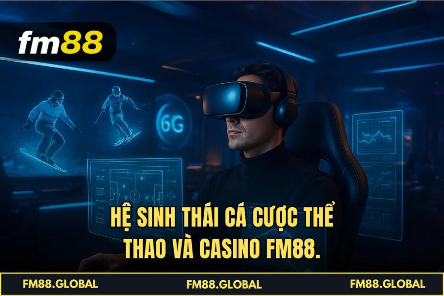Hệ sinh thái cá cược thể thao và Casino FM88.