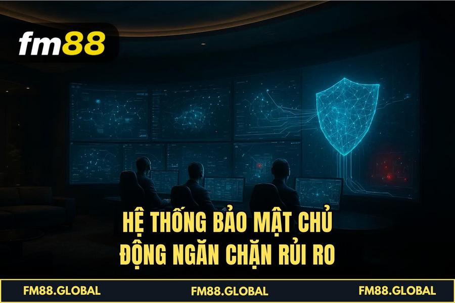 Hệ thống bảo mật chủ động ngăn chặn rủi ro