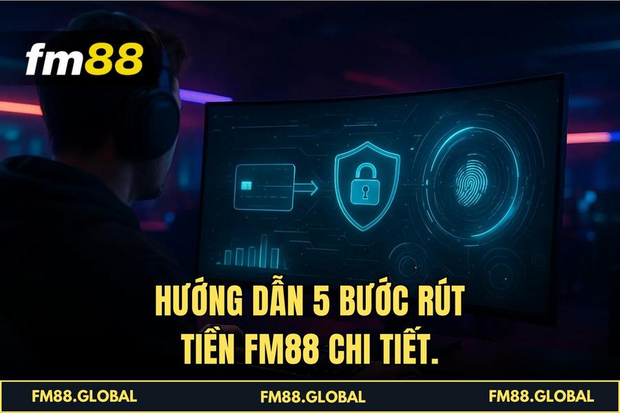 Hướng dẫn 5 bước Rút Tiền FM88 chi tiết.